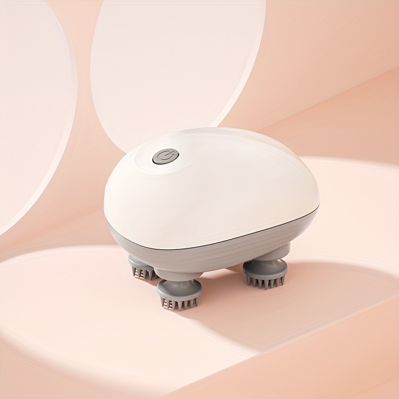Masajeador Inteligente de Cuero Cabelludo con Cabeza Rascadora para Mascotas y Dispositivo Eléctrico Mini para Estimulación Meridiana