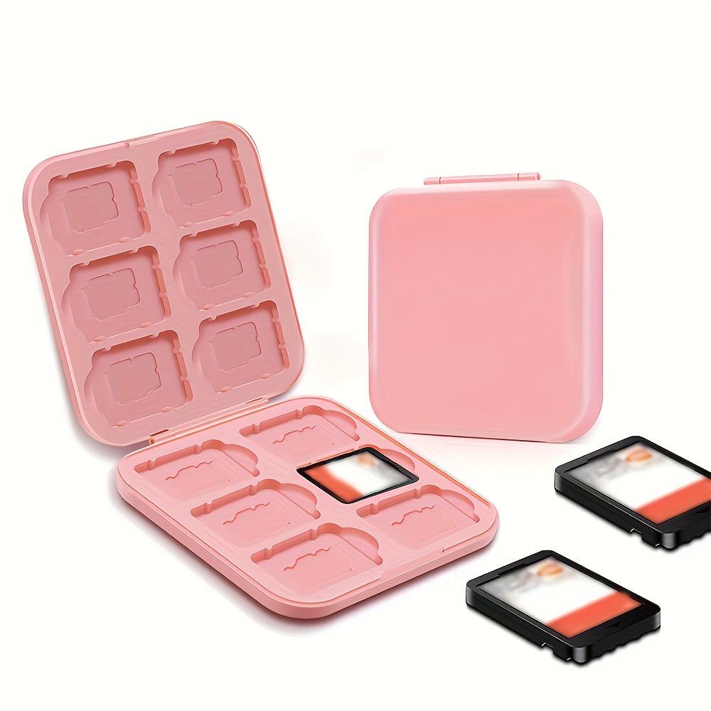 

For Switch Game Card Case - Silicone 24-slot Holder With 12+12 Compartments For Games & Sd Cards