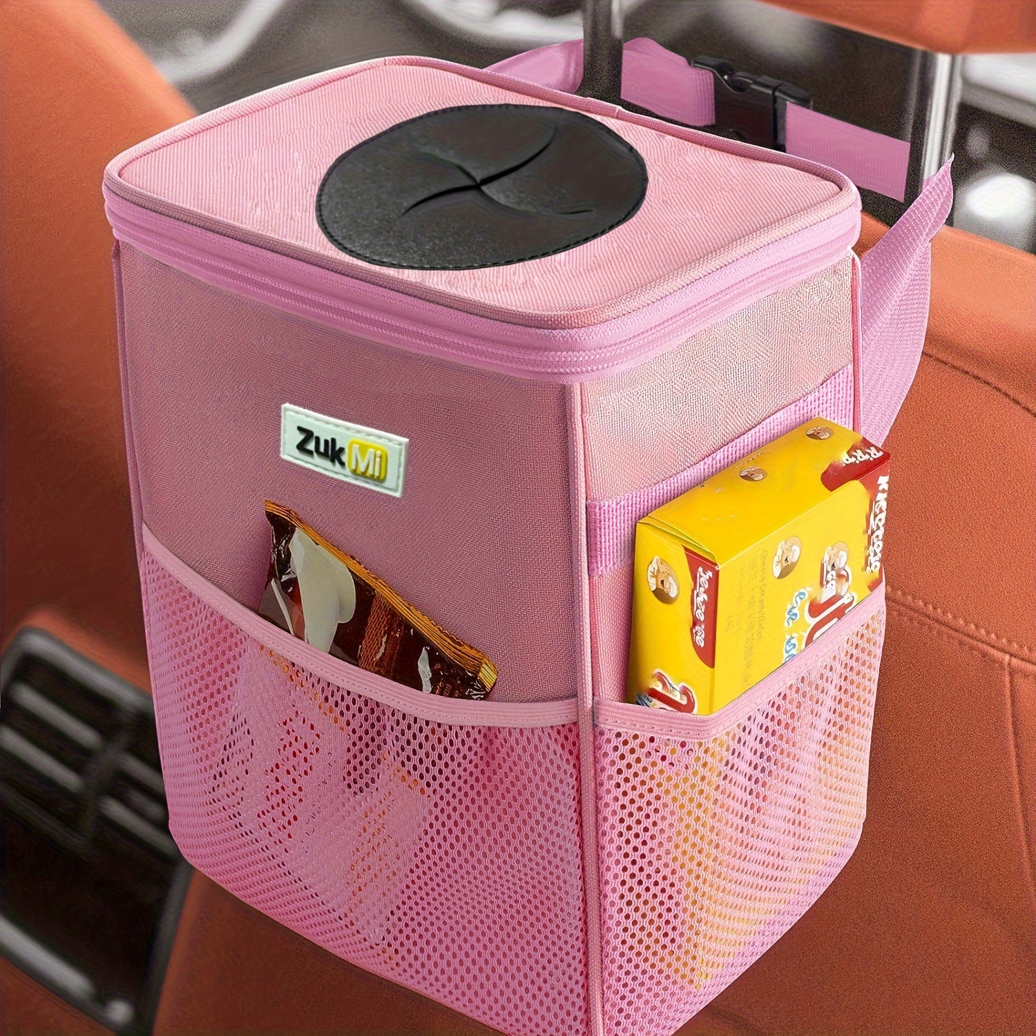 Car Trash Lid Storage Pockets 100% Leak proof Car - Temu