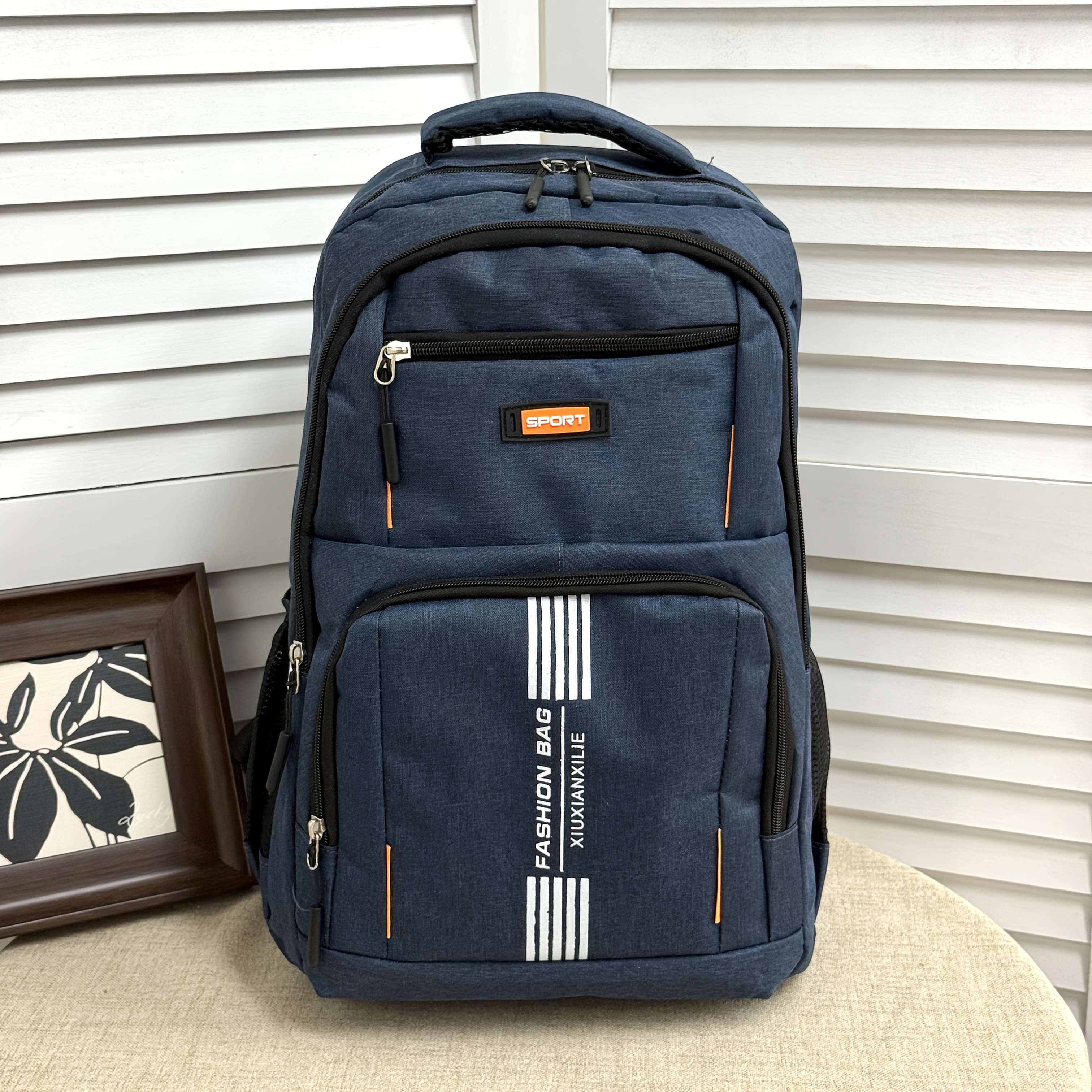 Men's Backpack With Multiple Compartments, Large Capacity Bag, Laptop Bag For Commuting And School