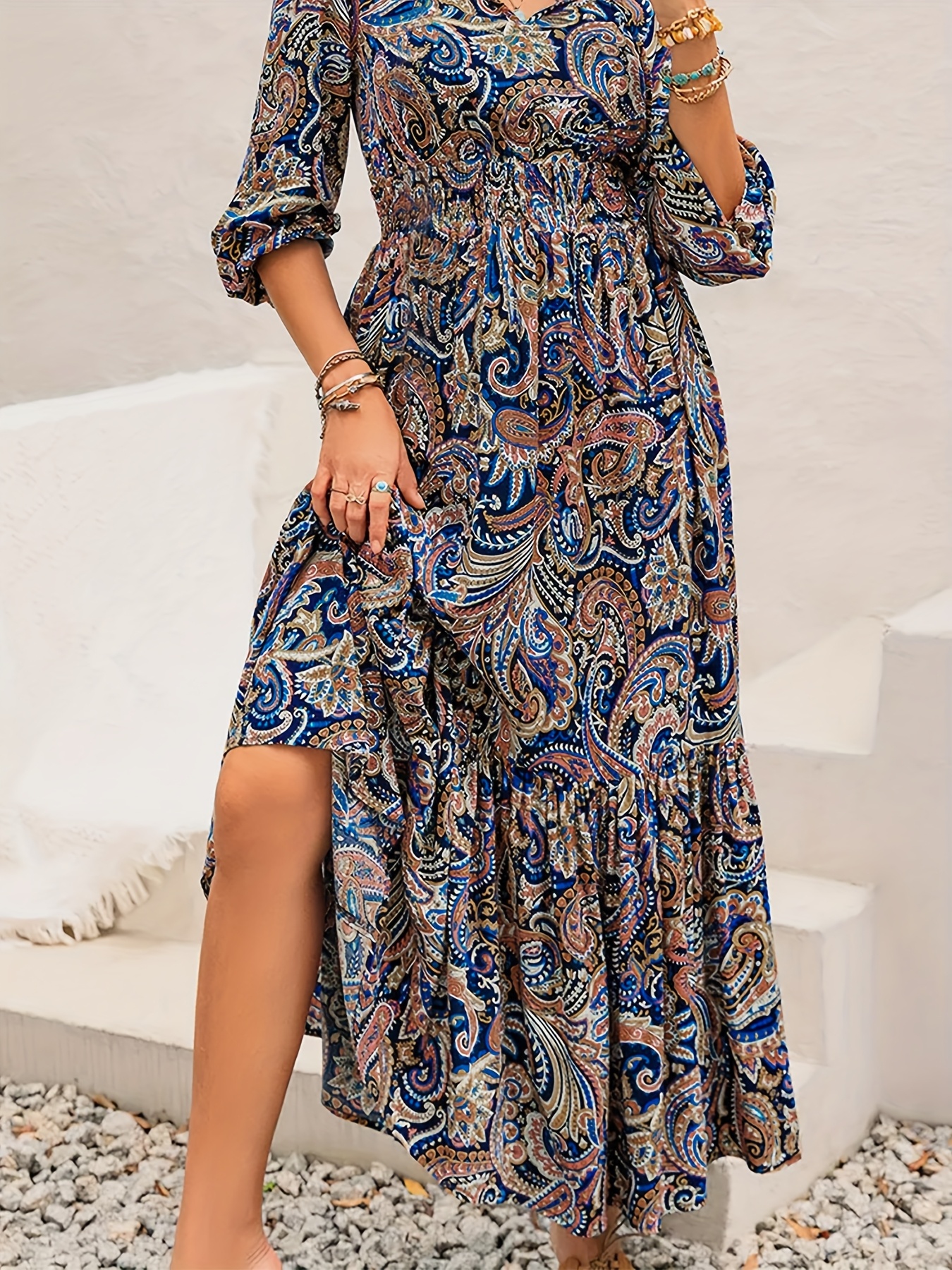 Bohemian Style Formal Dress Plus Size Primavera Couture 14052 Long - Main Image