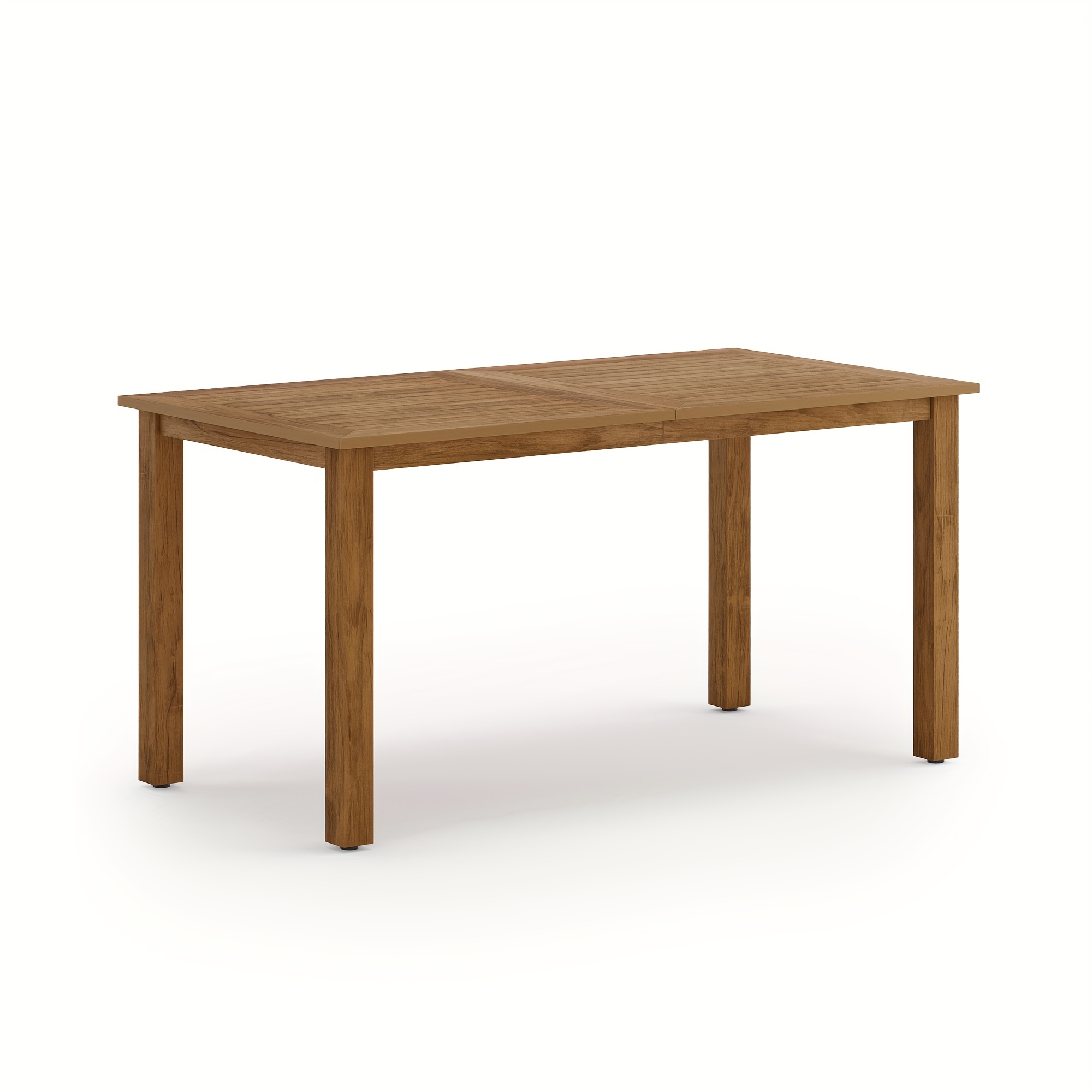 HDPS Outdoor Dining Table, Weather-Resistant Rectangle Patio Dining Table, 500 LBS Weight Capacity, Outdoor Patio Table for Outside Indoor, Lawn, Garden, And Backyard