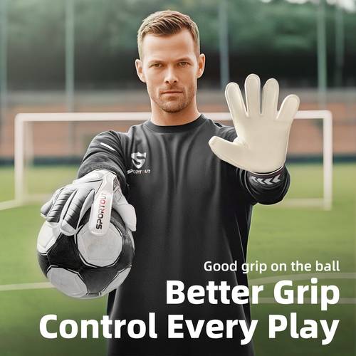 flat grip soccer goalkeeper gloves