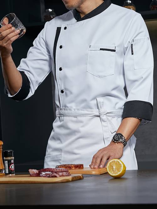 for men and women high end chef attire western style school uniforms for hotels and restaurants professional apparel mesh fabric uniform