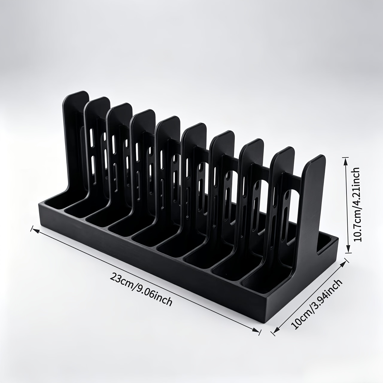 TEMU 1pc 9-slot Pliers Holder Tool Organizer Stand, Home And Workshop Tool Rack, Accommodates Most Standard Pliers, Wire Cutters, And Needle-nose