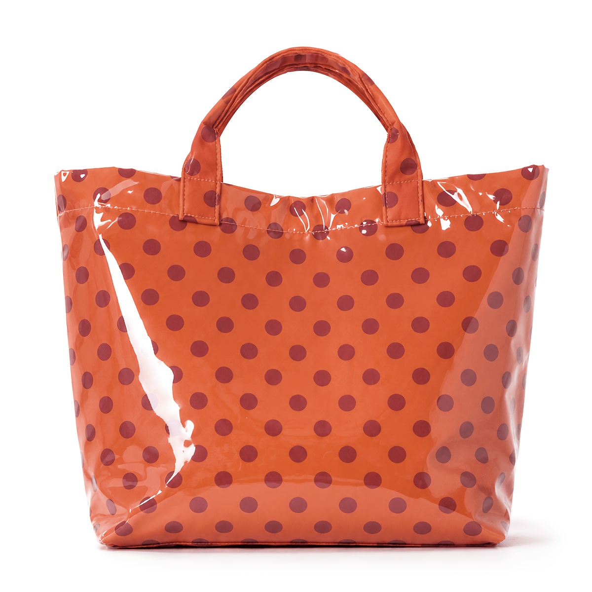 Women's Large-Capacity Polka Dot Tote Bag, Versatile Shopping Bag
