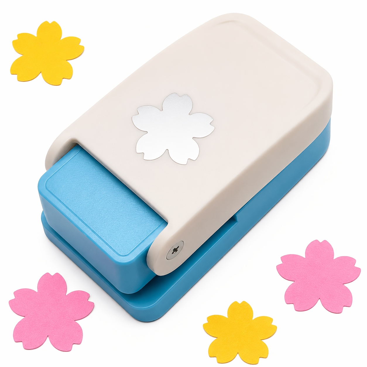 TEMU 1 Cherry Paper Punch, 1 Inch (25mm), Handheld Flower Punch, Suitable For Journals, Greeting Cards, Crafts, And Decorations