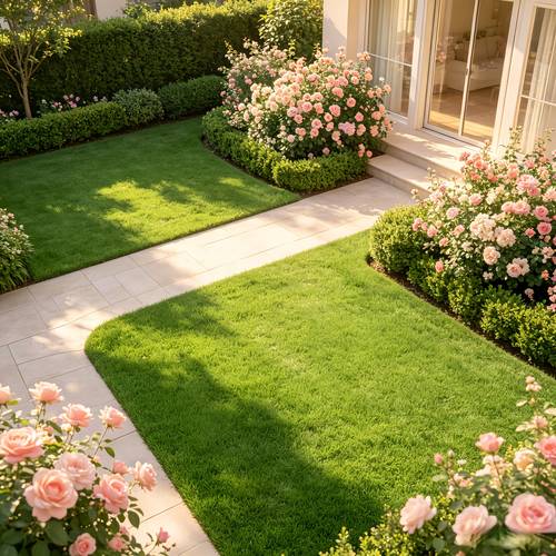 large size artificial rollable faux turf mat wear resistant and sun resistant suitable for balcony terrace courtyard walkway entrance door multi scene use market stall exhibition site ground decoration clear grass texture convenient storage
