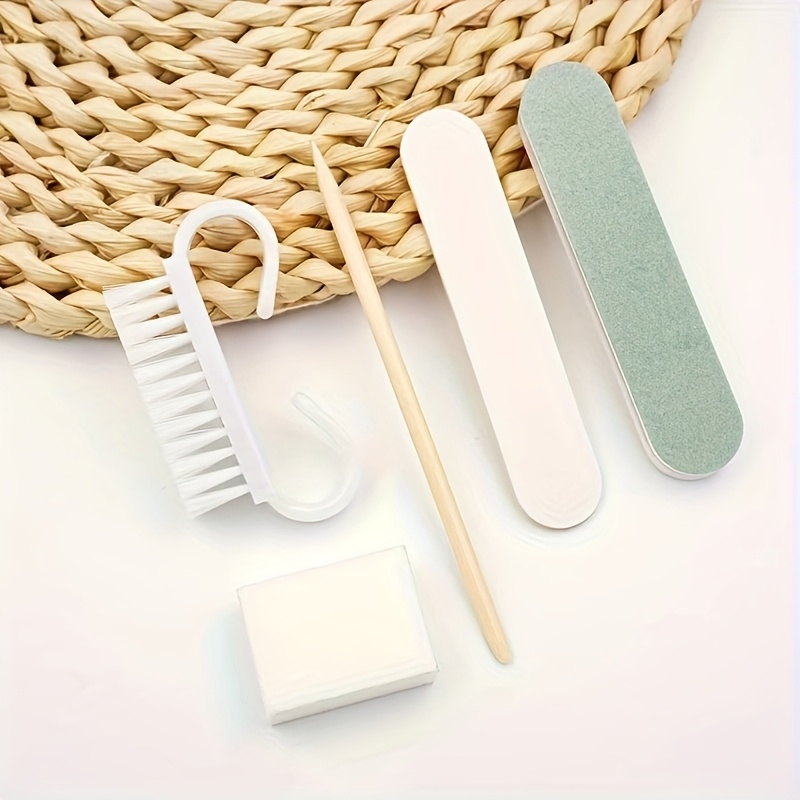 Mini Nail File and Orange Cuticle Stick Set, 10pcs Each