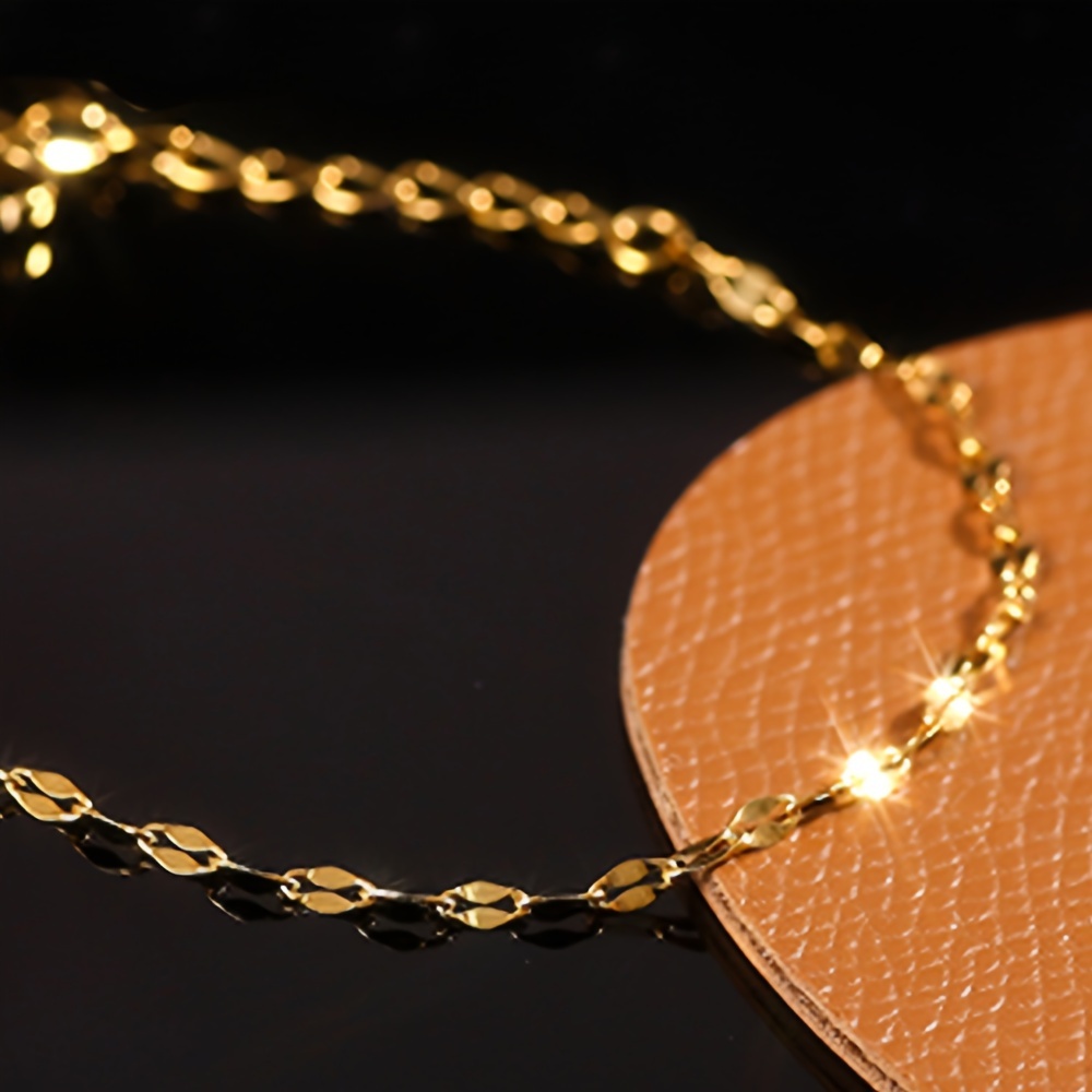 Women's Lightweight Shimmering Chain Bracelet, Beach Vacation Wear