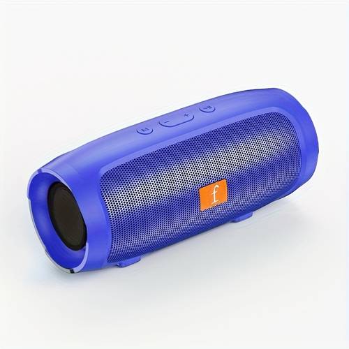 1pc portable wireless speaker with dual speakers subwoofer mini sound system suitable for tv audio smartphone tablet compatible low voltage operation compact for outdoor use multicolor