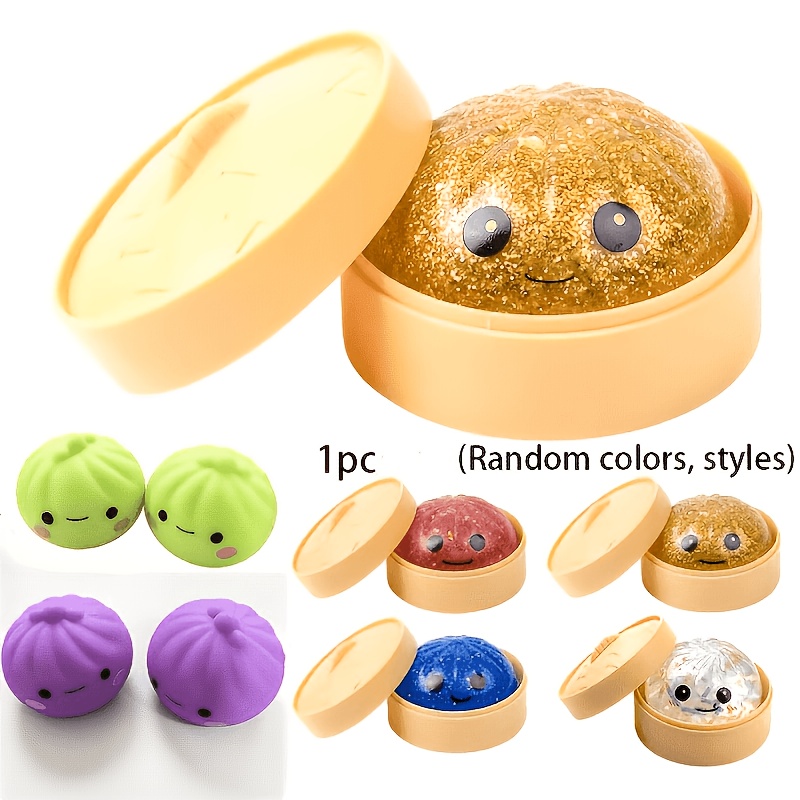 1pc baozi   2026 new bun squeeze relax ball with hand relaxation   halloween thanksgiving or christmas gifts item party favor childrens party decorations color    