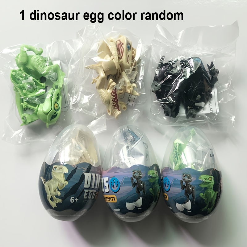 Easter Dinosaur Egg, Rex Dinosaur Egg Diy Assembly, Gashapon Building Block Toy, Finger Dinosaur Toy, Classroom Small Gift, Halloween Gift, Random Color