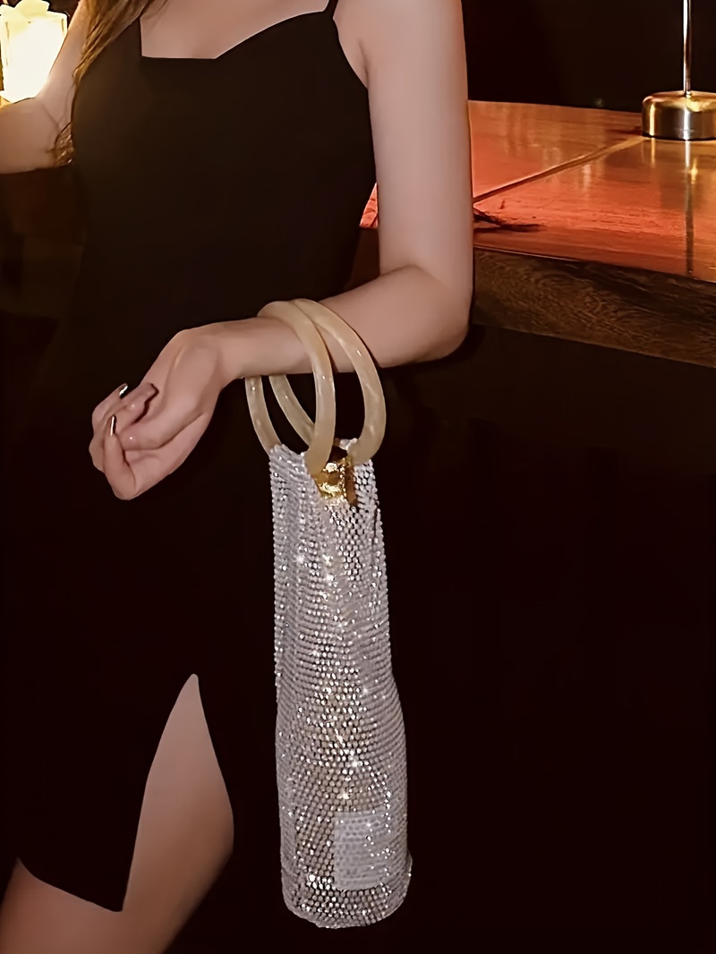 Sparkling Rhinestone Wine Tote 9 14f64bb8 6ffc 48f4 985c 83ae3c540f34