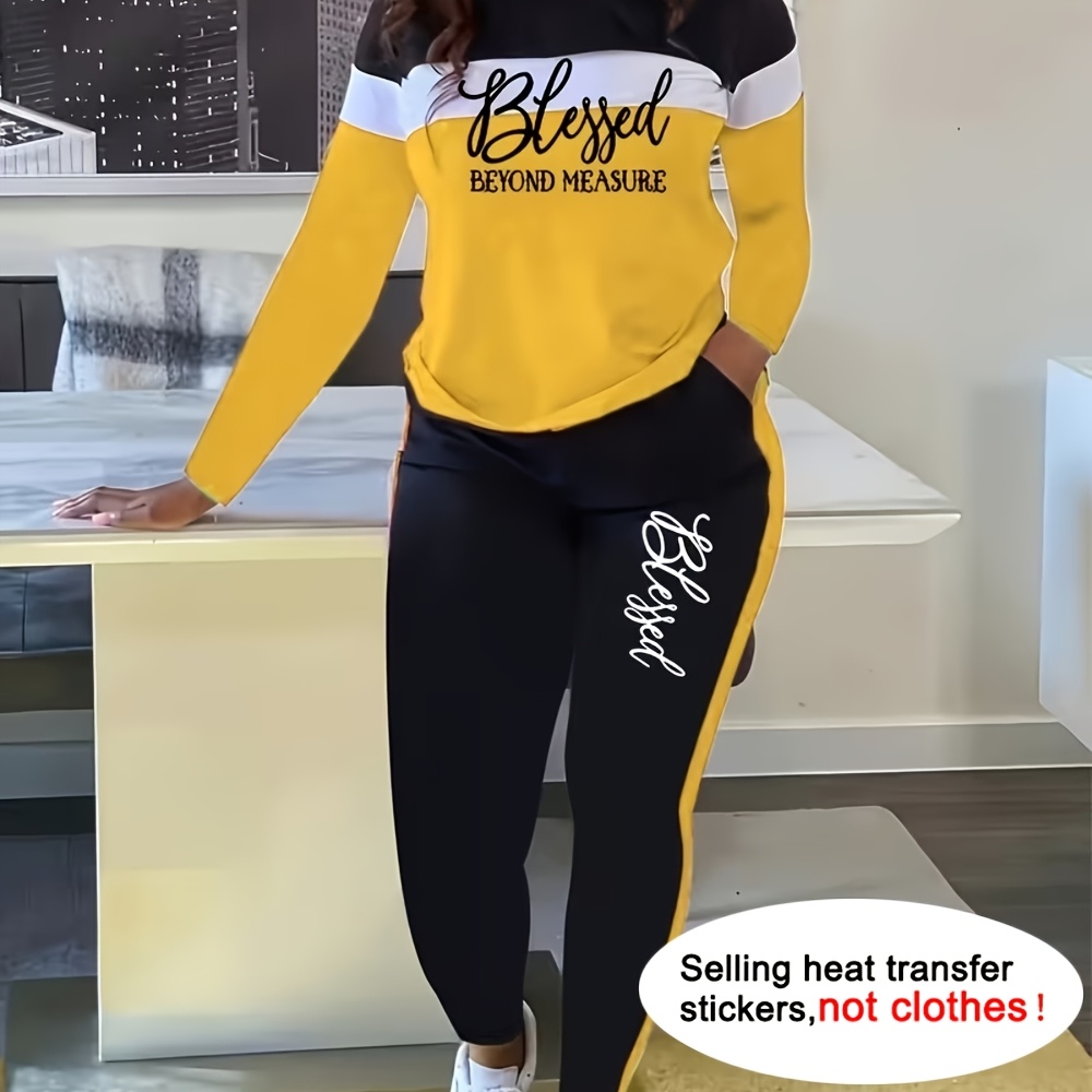 TEMU Women's Pumpkin Autumn And Bohemian Styles Heat Sublimation Dtf Transfers For T-shirts Sweatshirts And Bags Durable Washable And Stylish Diy