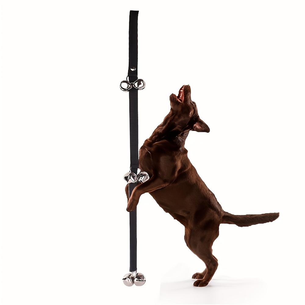 E-shop Hunde Trainingsleine mit Alarmglocke - Robustes Hunde Türklingelsystem, Automatische Türwarnung, Keine Batterie erforderlich, für kleine Hunde,