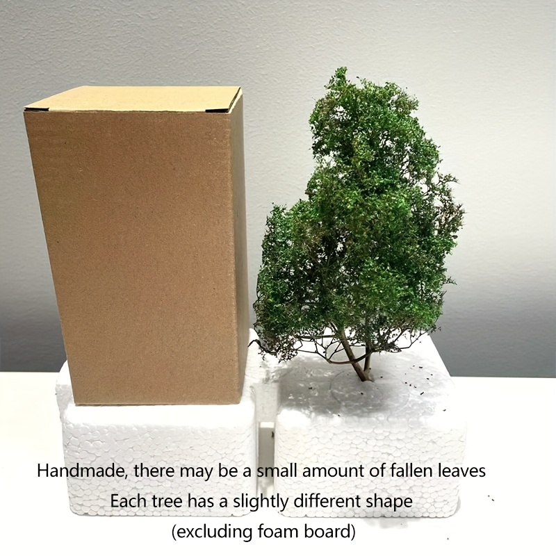 Image of Miniature Shrub Models, With A Random Of 1 , Static Landscape Models. Model Bushes Are Decorative Pieces For Sand Table Architectural Models, Handcrafted Trees For Garden Micro-landscapes