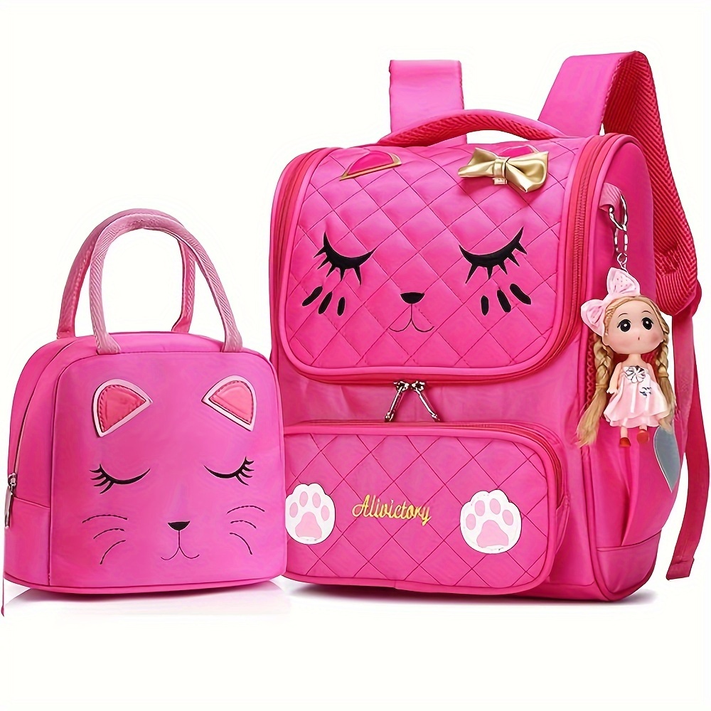 

Girls Backpacks, Waterproof Cute Backpack For Kids Toddler Girl Preschool Bookbags Elementary School Bags