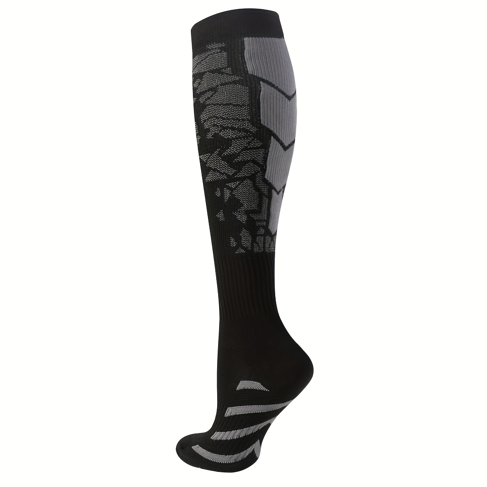 TEMU 1/6 Pairs Compression Socks For - Athletic Support Stockings For Running, Hiking, Cycling, Marathon, Work