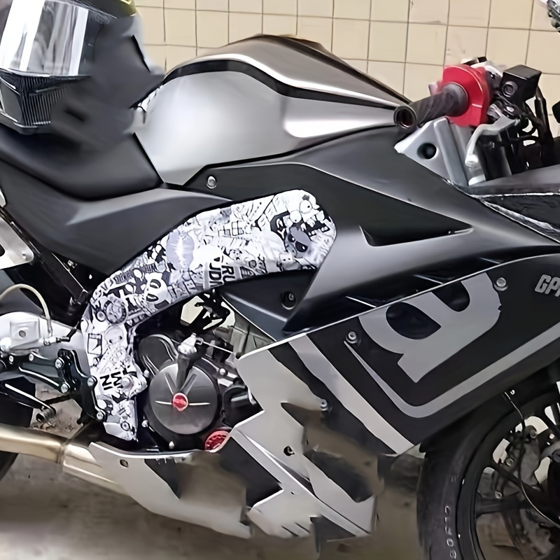 

Premium Pvc Graffiti Vinyl Wrap For Cars & Motorcycles - Color Changing, Exterior Accessory