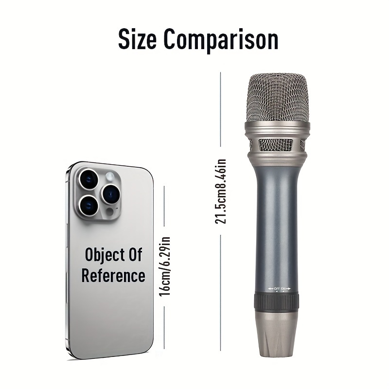 D1 Professional Dynamic Vocal Microphone Moving Coil Dynamic Cardioid Unidirectional Handheld Microphone With ON OFF Switch Includes 177in XLR