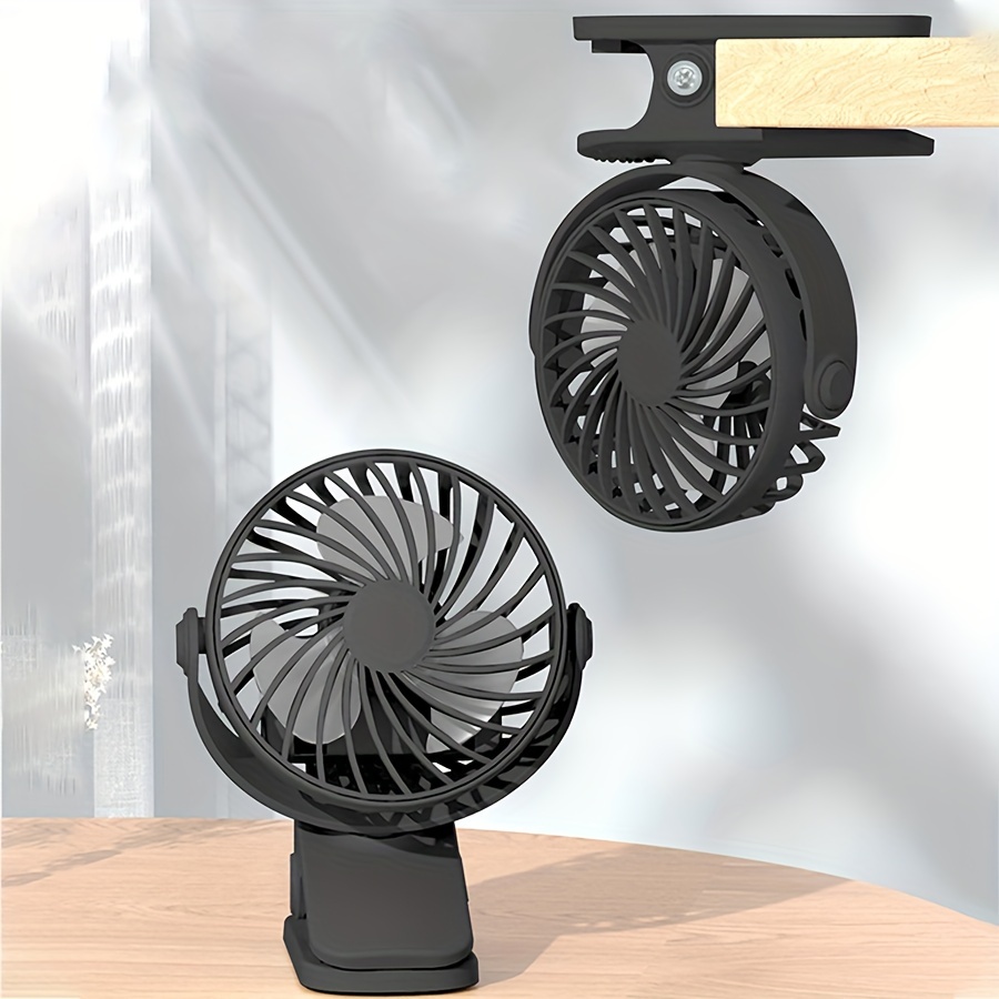 

Convenient Mini Clip Silent Fan, Adjustable 360 Degree Rotation Desktop Fan, Office Bedroom Fan Mini Desktop Clip On Board Fan