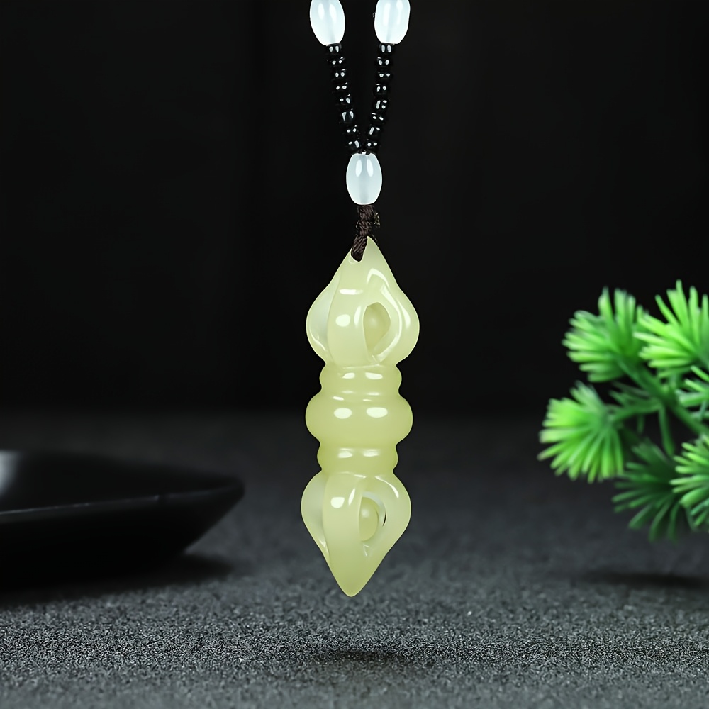 Vintage Natural Exquisite Carving Design Pendant Charm