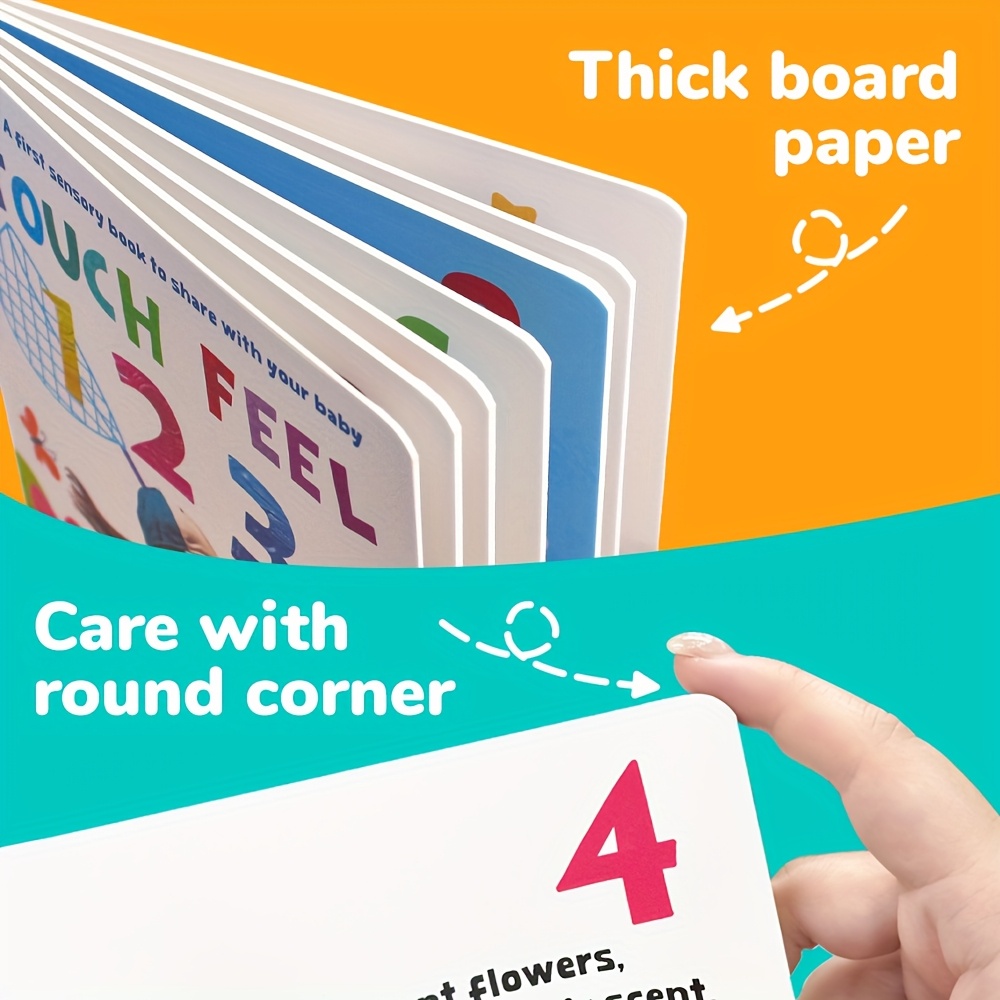 Number 123 Children's Touch Book for Counting Skills