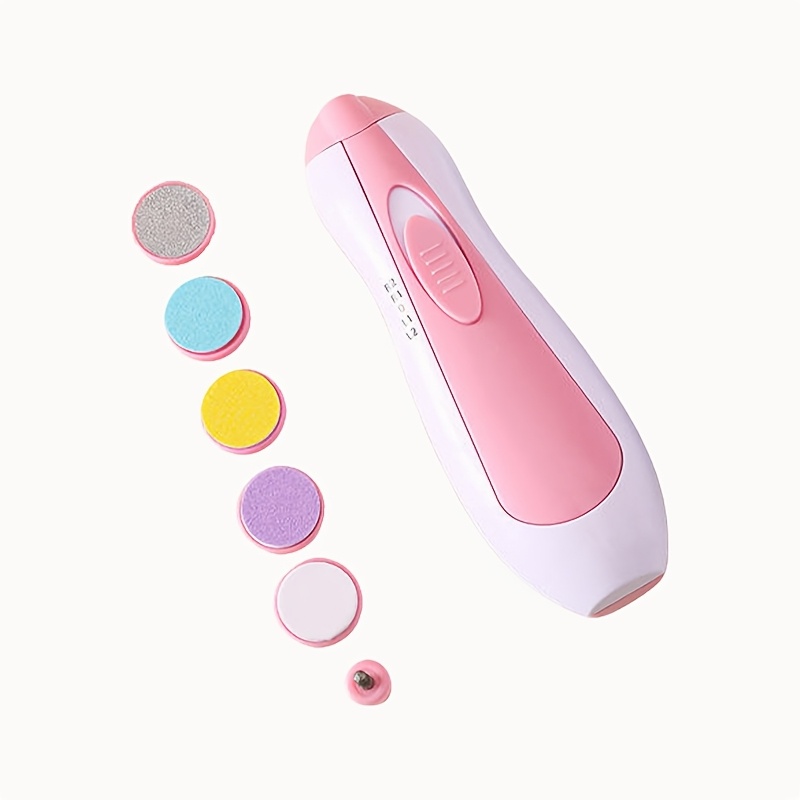 TEMU Cochildor Baby Nail Sharpener, 6in 1 Safety Cutter Trimmer Clipper For Toes And Fingers, Put 2 Aa Batteries (excluding Batteries) Before Use,