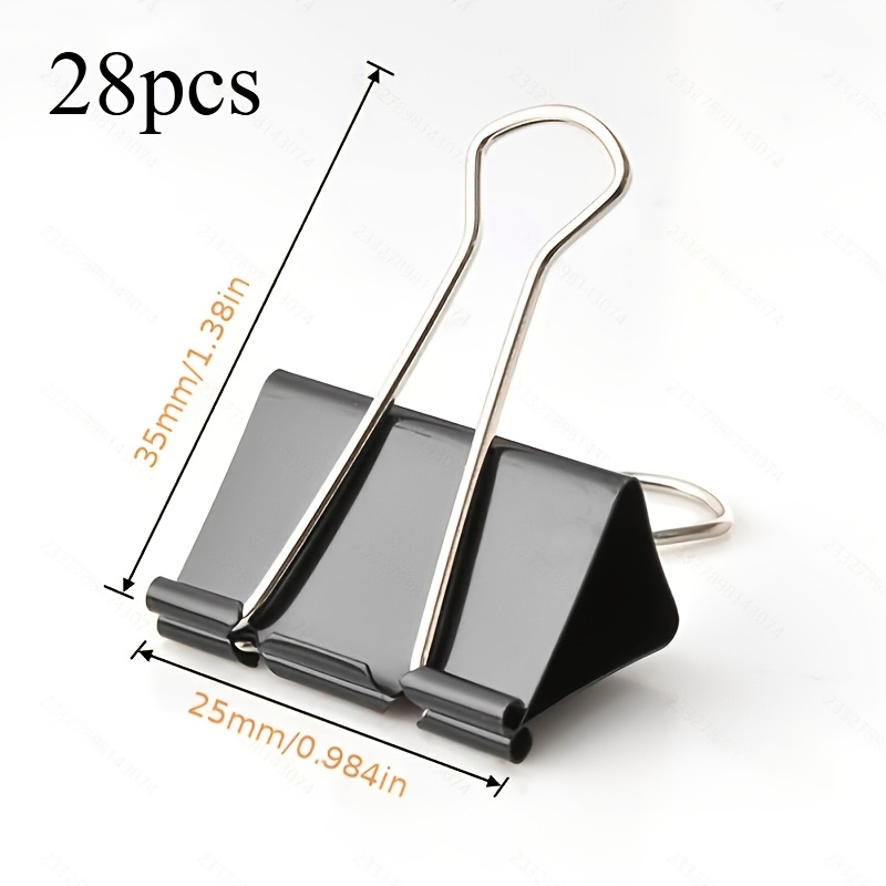 TEMU 28/56pcs, Medium Folder, Very Suitable For Office Paper Storage And Finishing, Bag Sealing Folder, , Medium Folder. Please See The Size Before