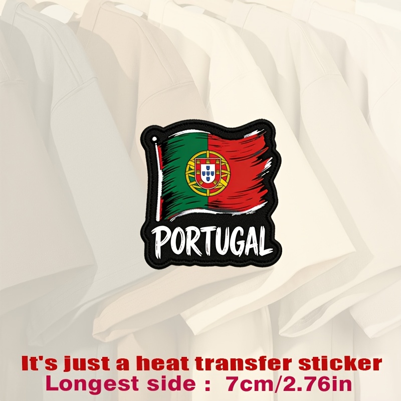 TEMU Portugal Flag Patch With Vibrant Colors, Design And 