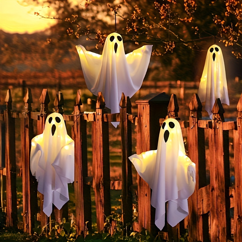 20-inch Halloween Led Light - Decoration With Hanging Rope, Battery-operated () Suitable For Trees, , And Windows