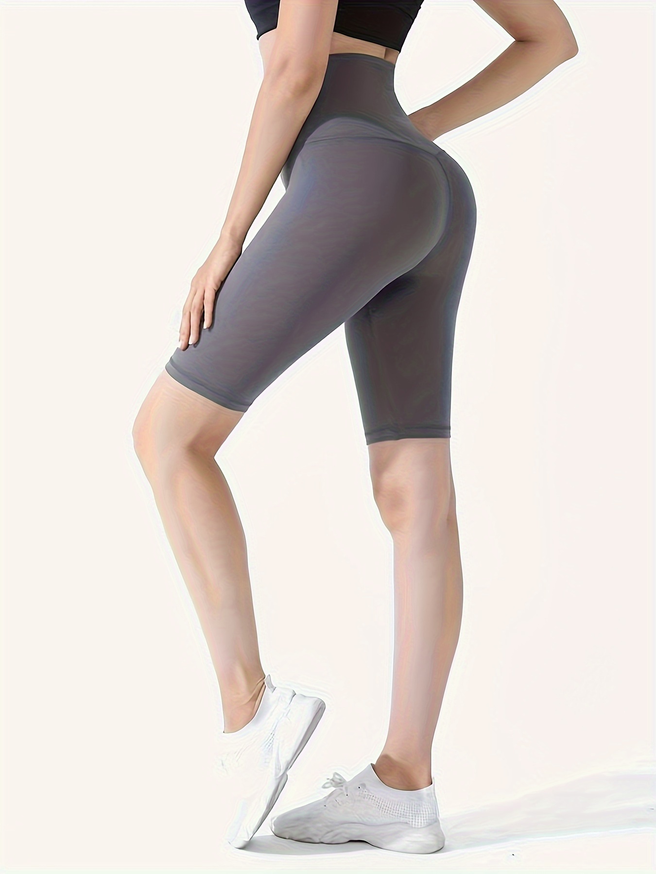 Yoga Shorts For Women Workout High Waist Leggings Fitness Sports Running Yoga  Pants 