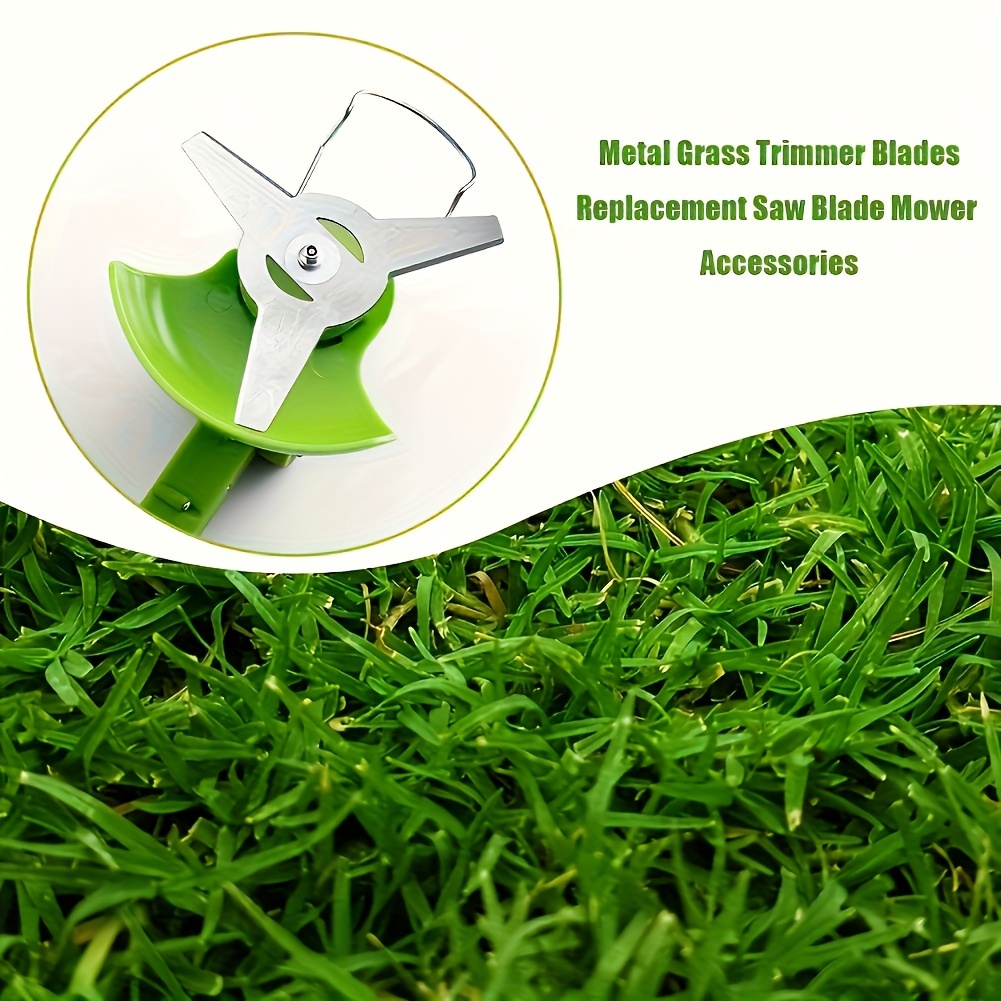 

6-inch 3/4t Steel Trimmer Blade - Precision Cutting For Electric Lawn Mowers, Essential Gardening Accessory