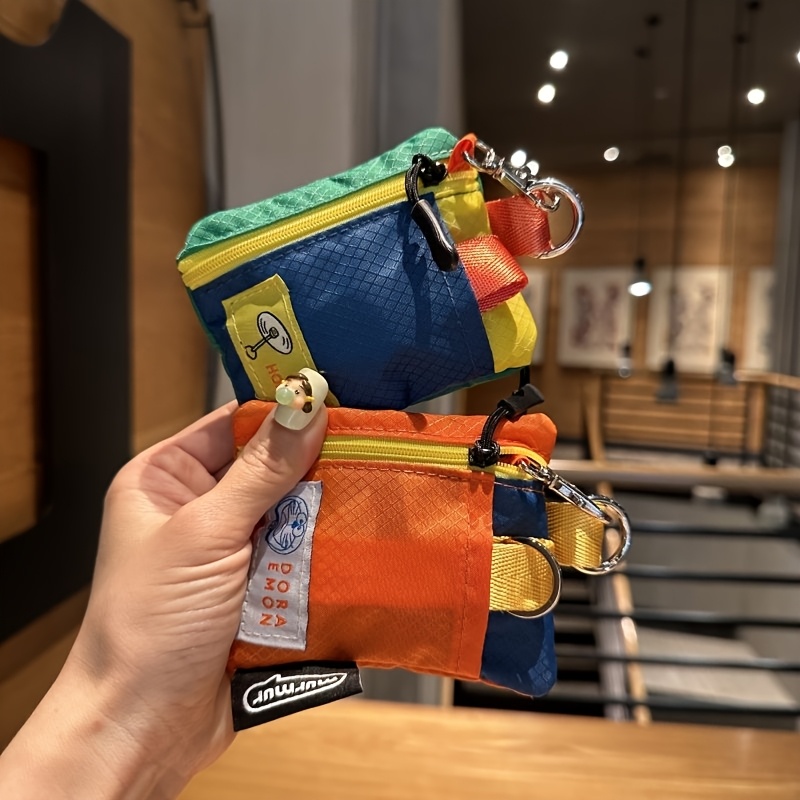 fashionable mini coin purse contrasting color Temu Bahrain