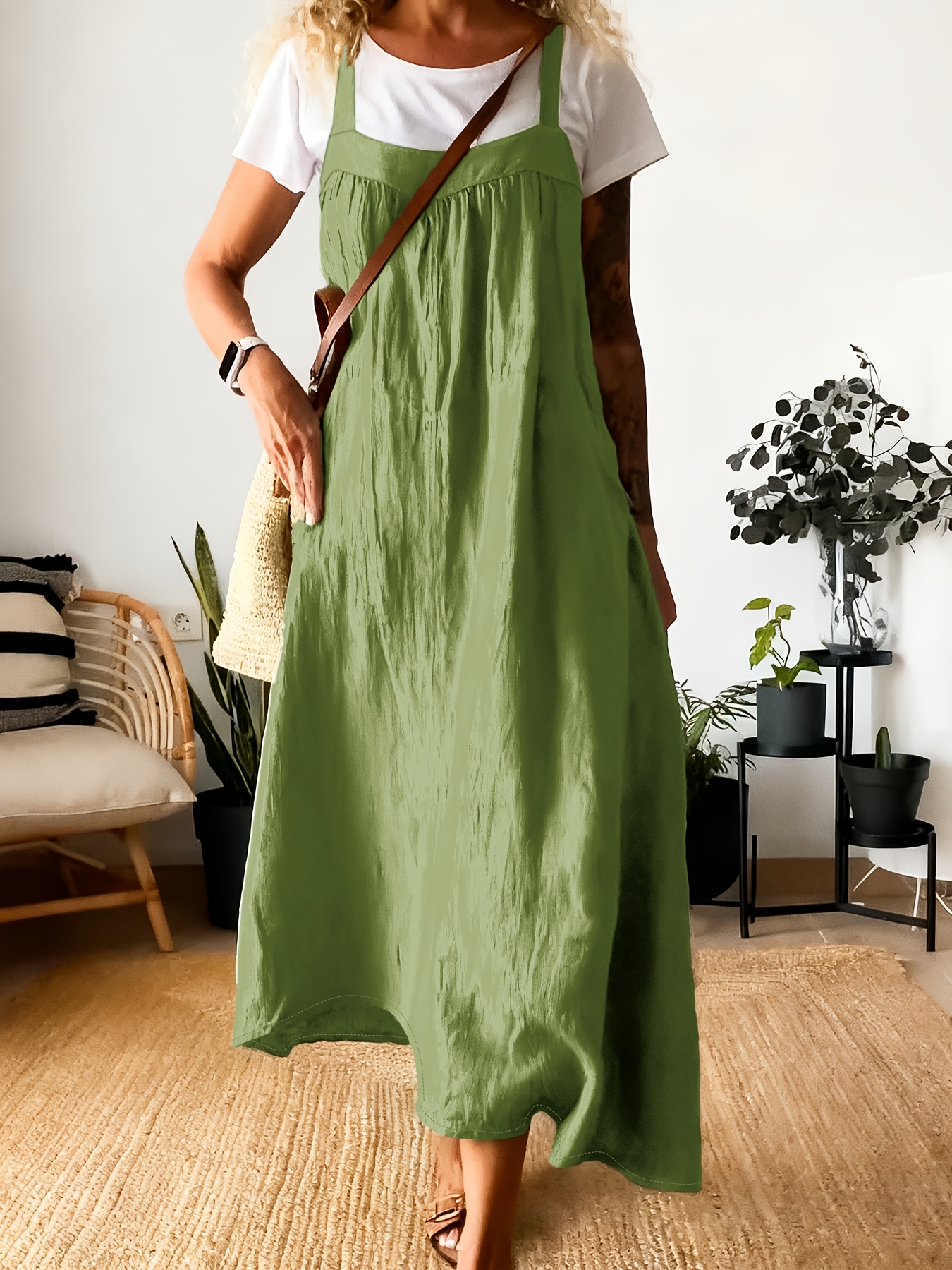 pink linen dress australia Nasira Linen Dress main image 0