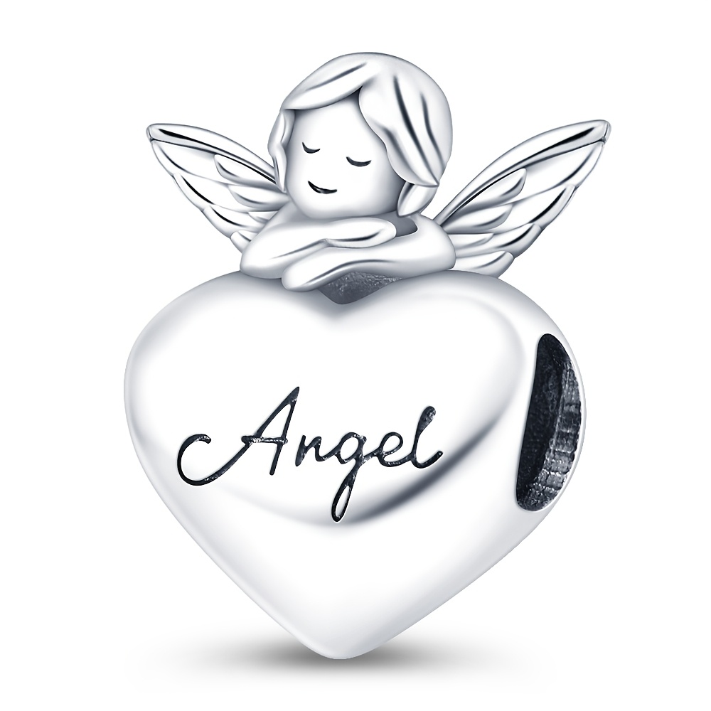 Image of 1pc Silver Plated Suitable For Original Bracelet Necklace Keychain Diy Pendant Chain Charms Making Women's Gifts For Christmas Valentine's Day Gifts, Best For Christmas