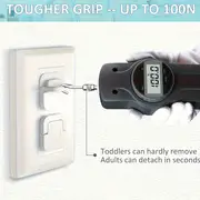 30 60pcs us outlet covers proofing outlet covers safety electric plug protectors to prevent details 4