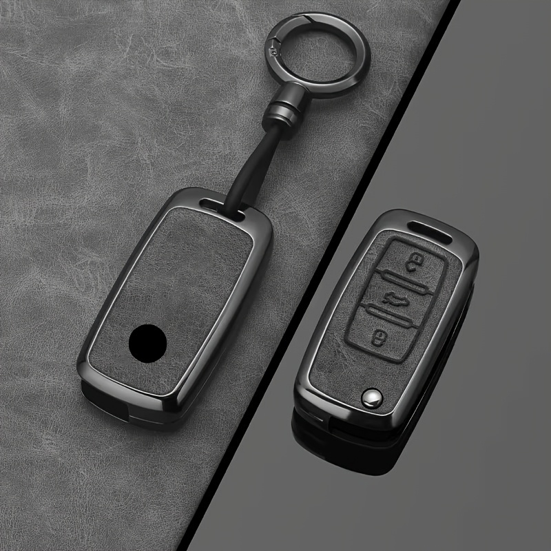 Alloy Style Car Key Case Cover Shell For For Vw Bora Tiguan Jetta B5 B6 B7 Golf For Octavia