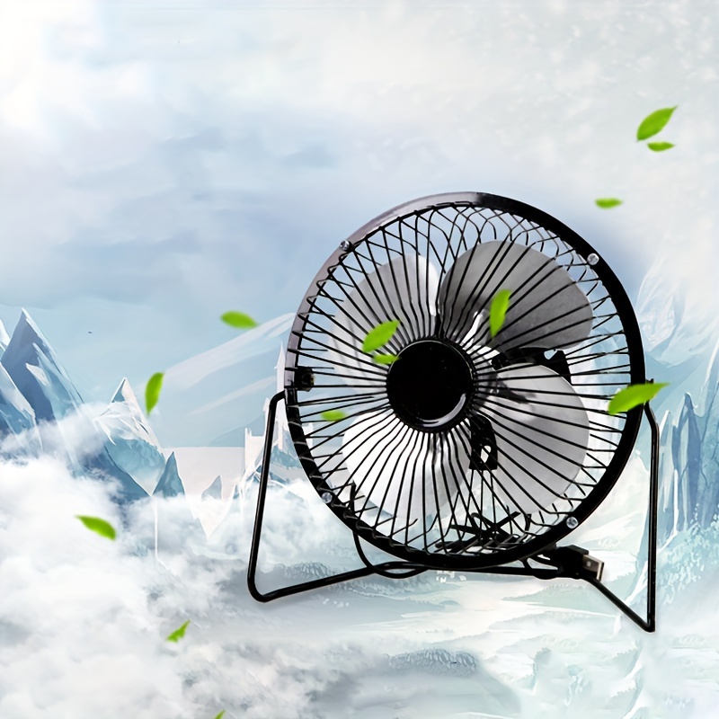 

Usb Desk Fan: Silent And Portable For Home And Office Use
