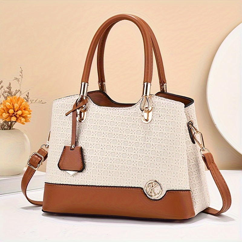 

Elegant Business Fashion Women's Handbag Tote With Multi-layer Pockets, Faux Leather, Ideal For Work, Travel, Commuting