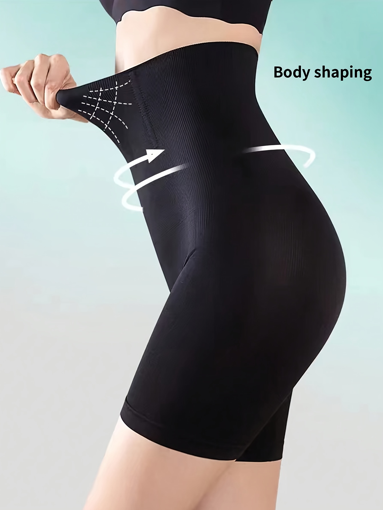 1pc of High-Waisted Postpartum Shaping Shorts, Body Control Garment for Women, Tummy Control And Butt-Lifting Shapewear, High-Waisted Trainer, Breathable Shapewear, Fitted Lingerie, And Shaping Underwear.