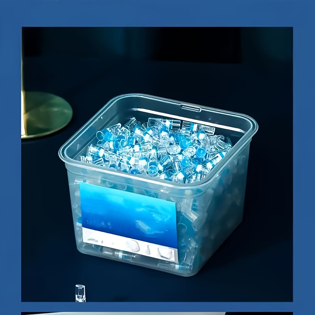 elementbilde hvite flerbruksfiltertilbehør - alt-i-ett tykk/tynn design gavesett, flerbruk, plassbesparende, enkel å bruke,  ,   filtertupp, valgfri, ergonomisk, kompakt og praktisk, gave til far, unisex, 100 hvite --- 100 blå, valgfri