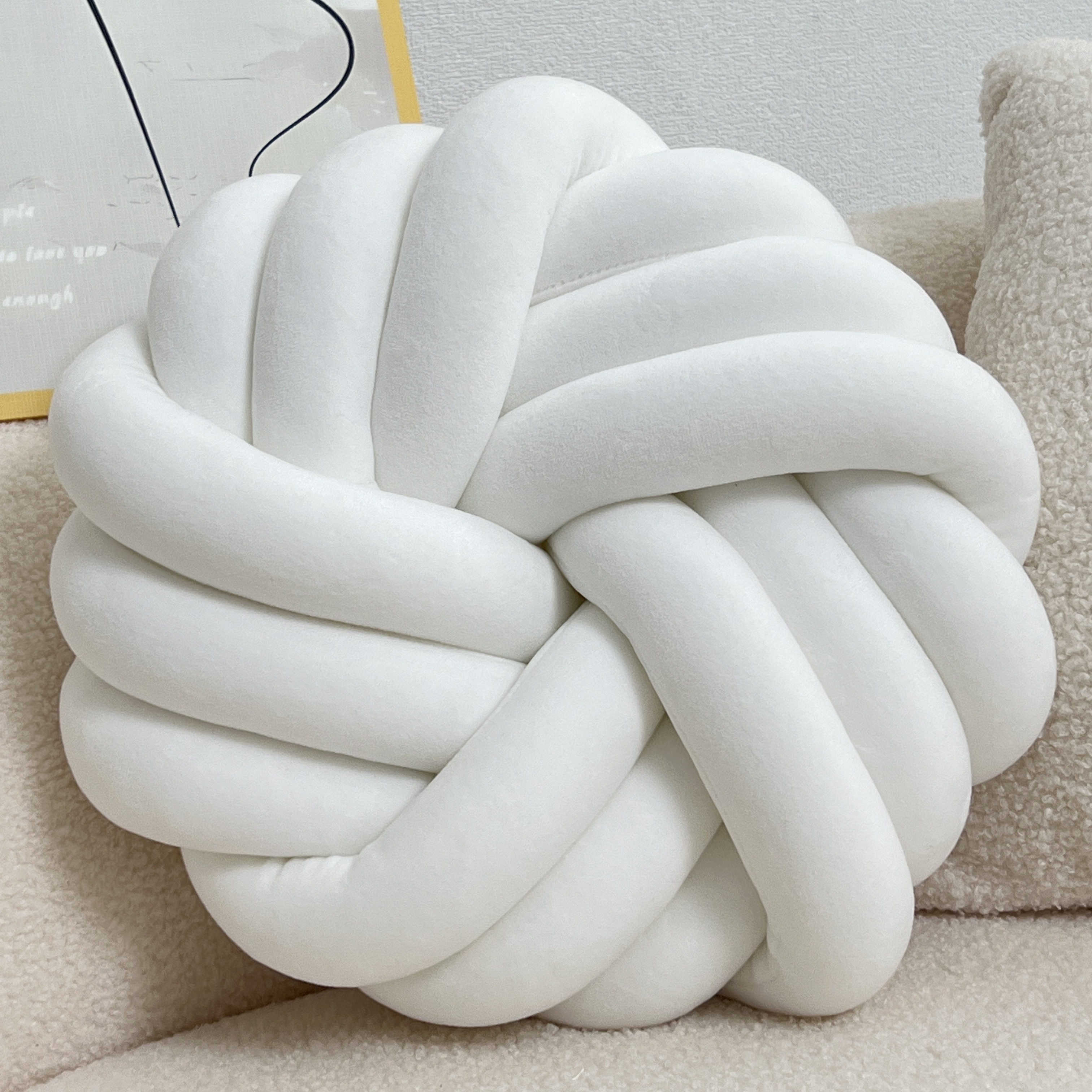 decorative pillow sofa bedroom knot Temu Oman