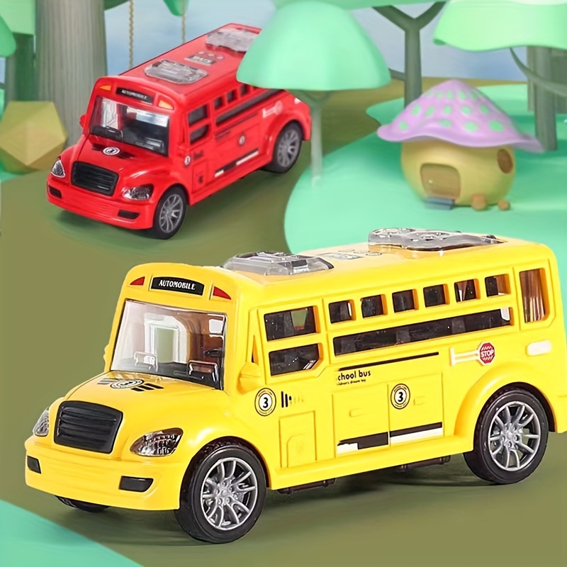 

Boys' - Bus Toy Car - , No Batteries Required, In /purple/red/