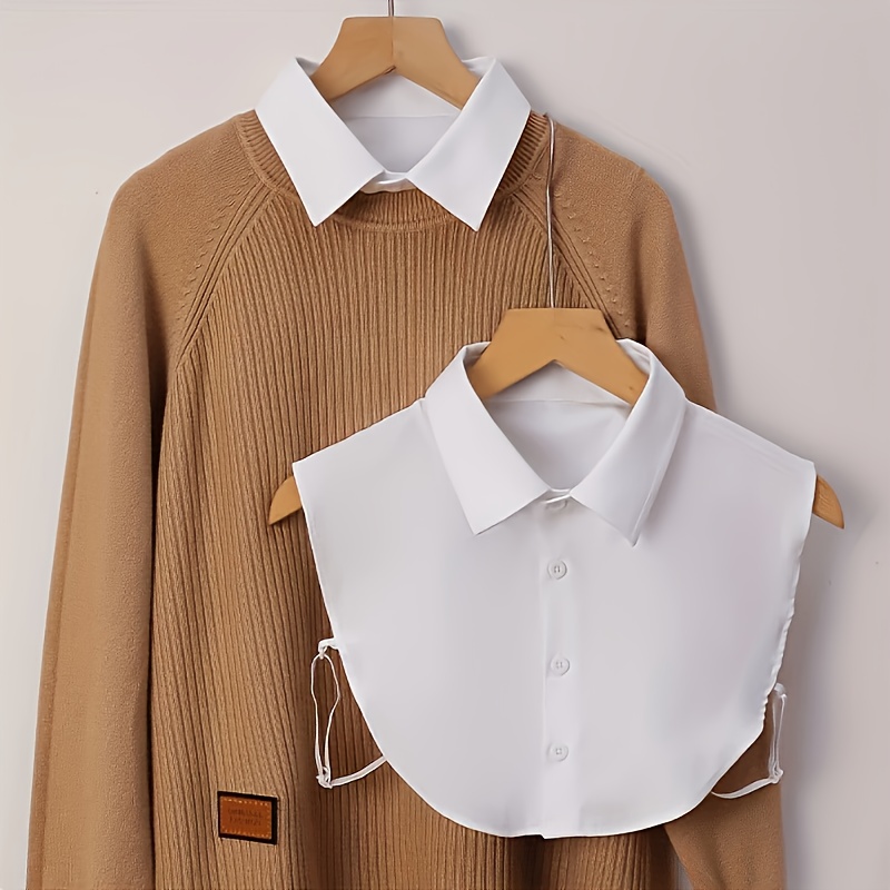 TEMU A Detachable False Collar, A Detachable Shirt Collar, A Women's Detachable Half-shirt False Collar, Plus-size Lingerie Accessory,