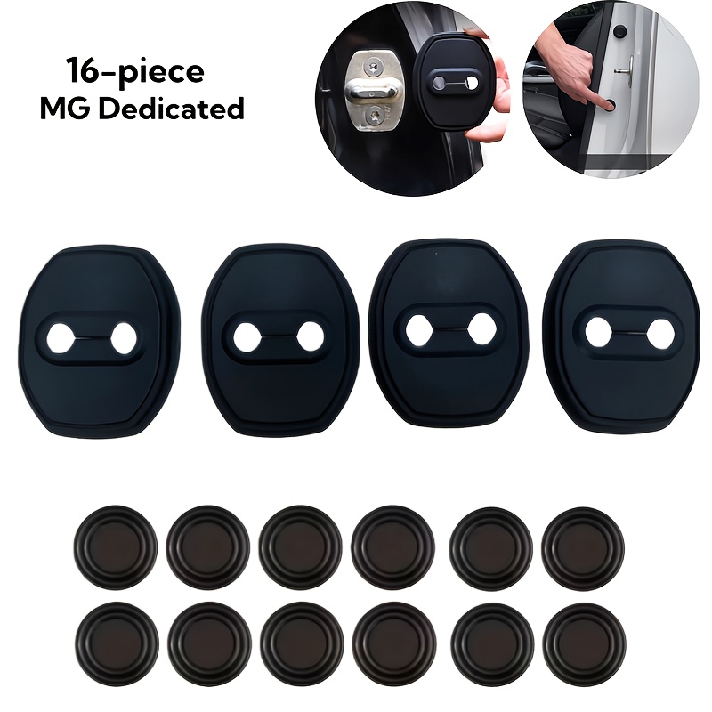 16pcs For Mg Door And Noise-reducing Silicone Pads Designed For Car Doors, Improving Vehicle Safety, Compatible With For