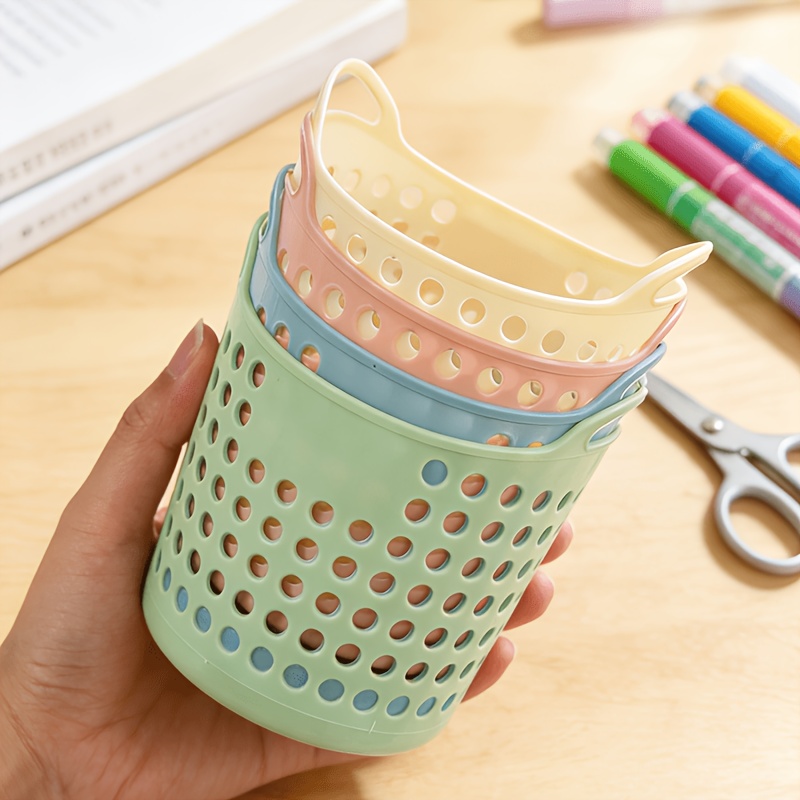4 Mini Desktop Storage Baskets/plastic Organizers/scrap Boxes For Home Use; Suitable For Desktops, Study Desks, Offices, And Organizing, Shelf Baskets
