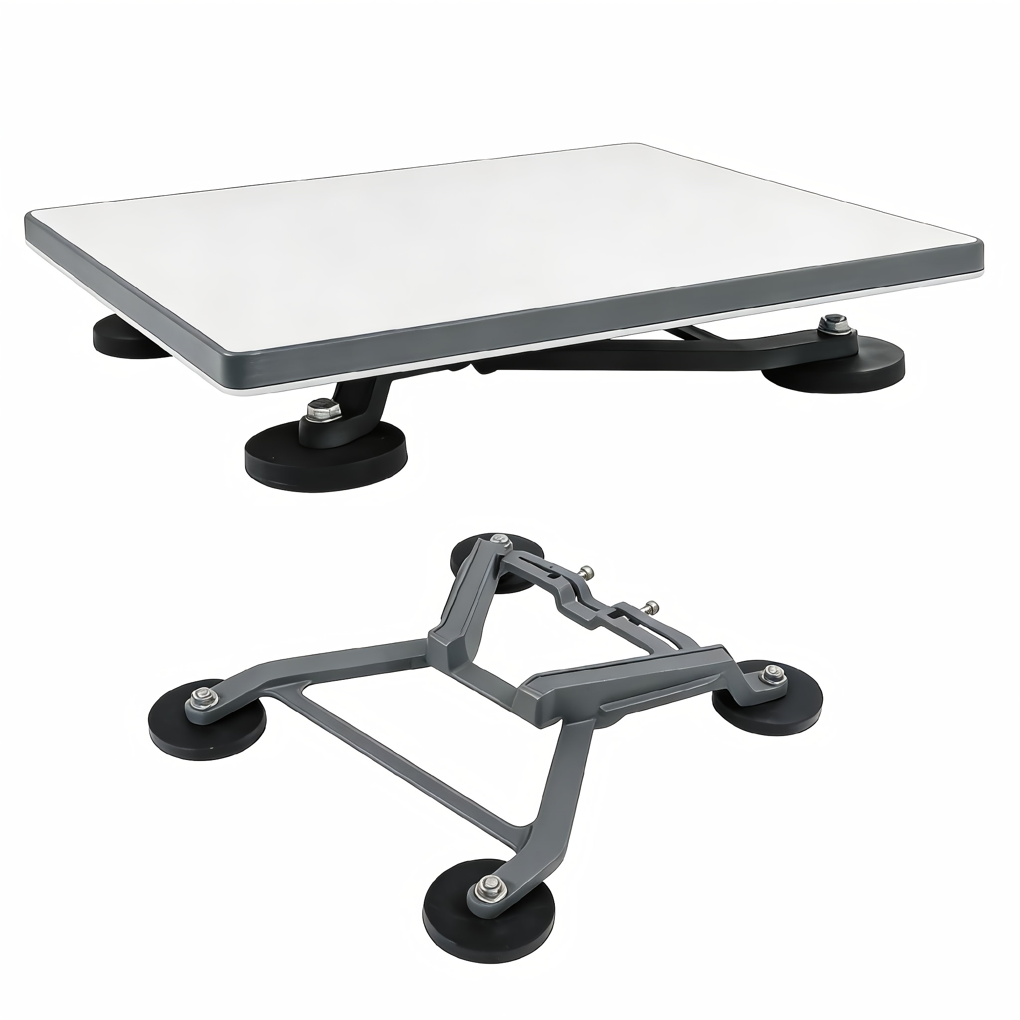 imagen del artículo kit de soporte magnético mini para vehículo starlink, kit de montaje de   rápida para techo  , diseño delgado de 2 pulgadas, aleación de aluminio, portátil,   y resistente a  ,   para autocaravanas, furgonetas, camiones,  