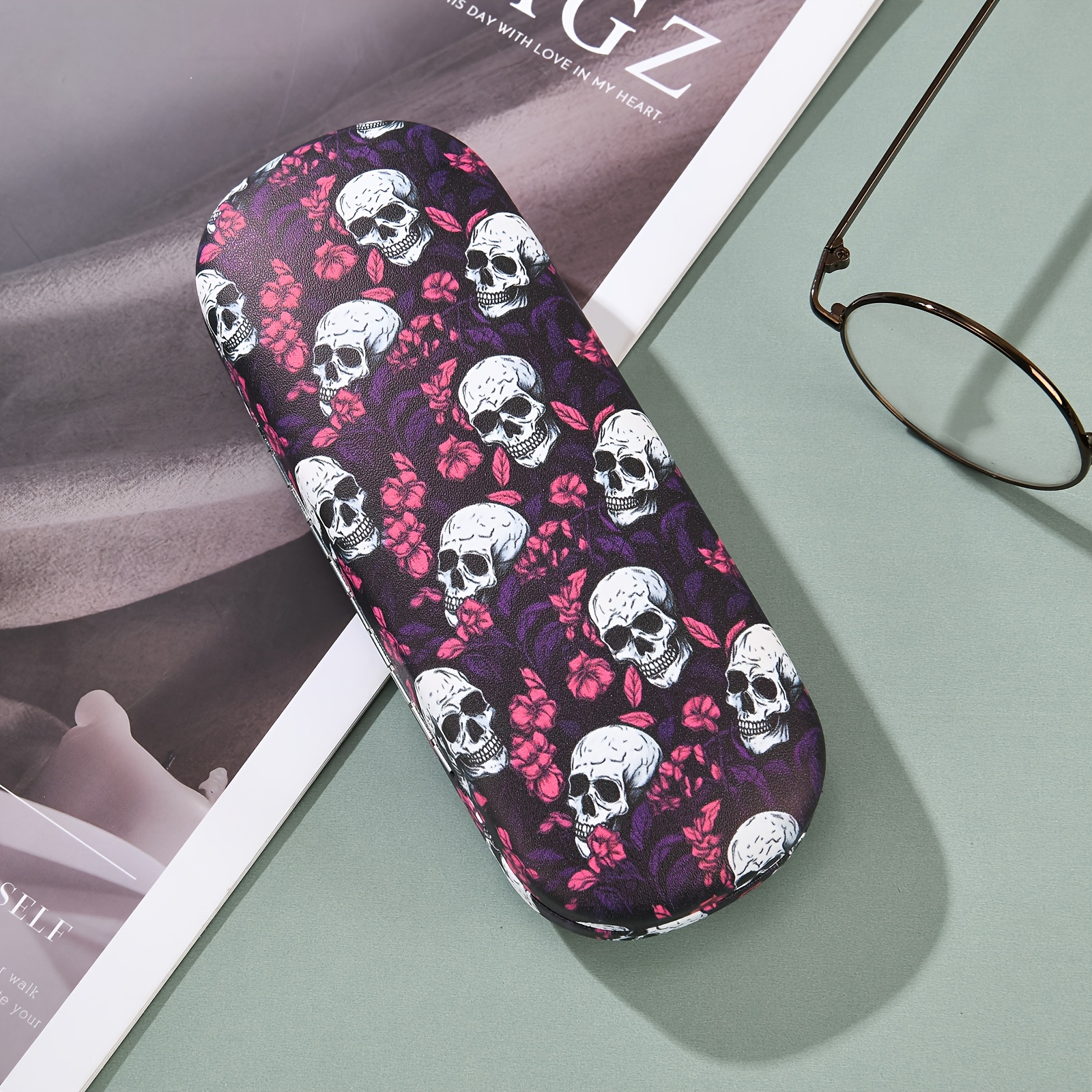 

1pc Skull Eyeglass ,